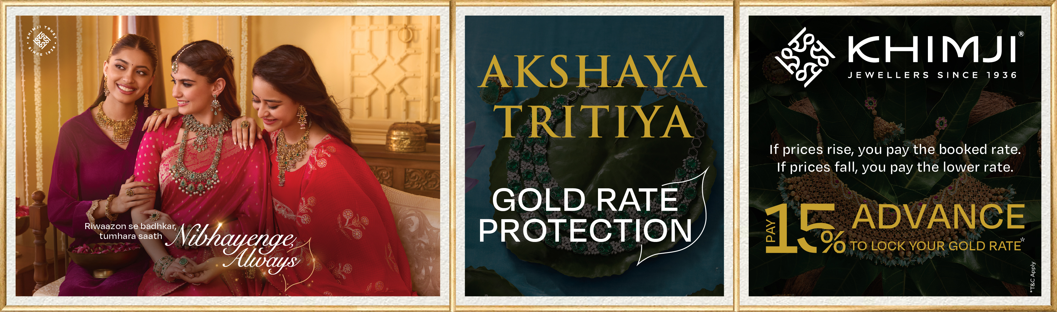 Khimji Jewellers Banner