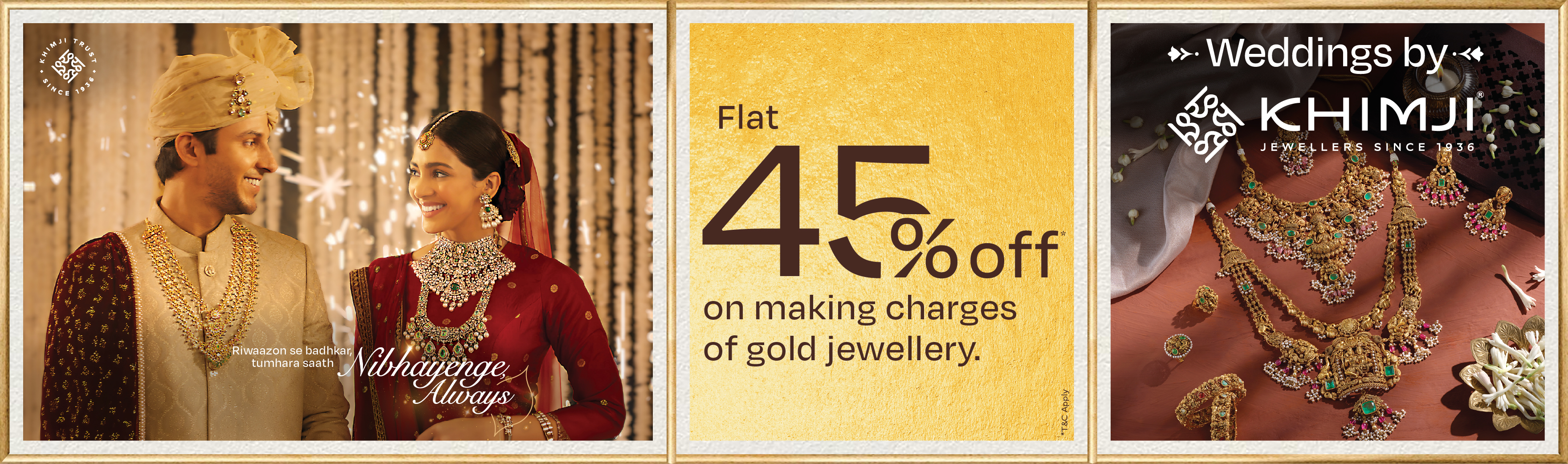 Khimji Jewellers Banner